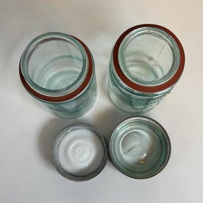LOT 203: Antique/Vintage Canning Jars