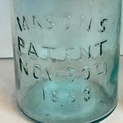 LOT 203: Antique/Vintage Canning Jars