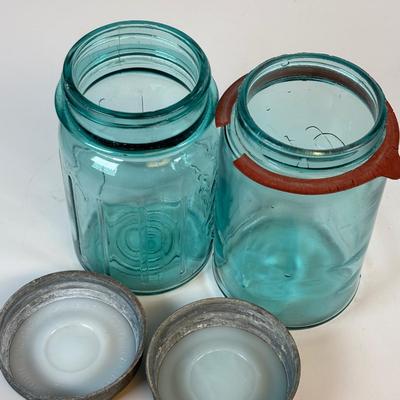 LOT 204: Antique/Vintage Canning Jars