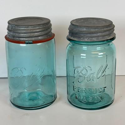 LOT 204: Antique/Vintage Canning Jars