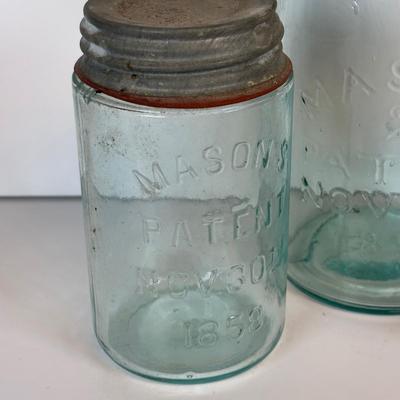 LOT 206: Antique/Vintage Canning Jars