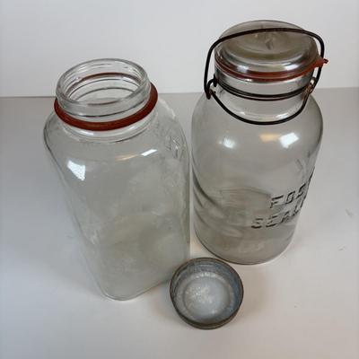 LOT 206: Antique/Vintage Canning Jars