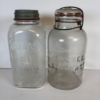 LOT 206: Antique/Vintage Canning Jars