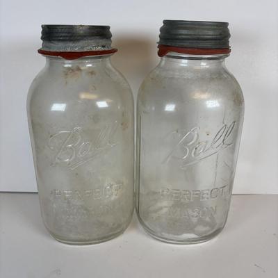 LOT 206: Antique/Vintage Canning Jars
