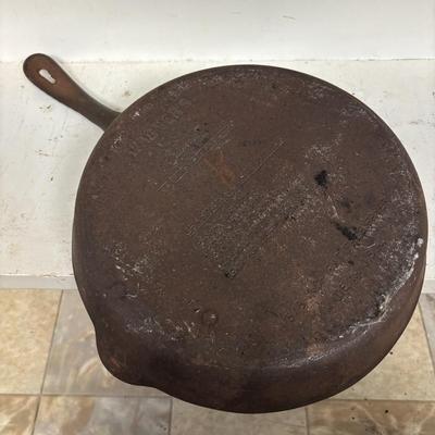 LOT 209: Cast Iron Griddles: Calphalon, Wagners