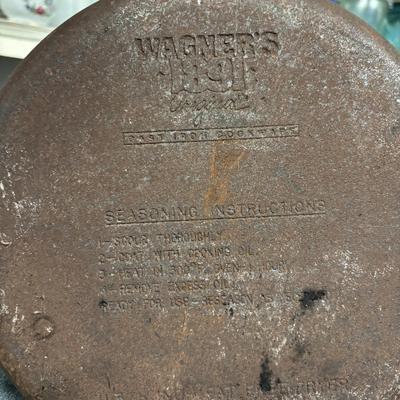 LOT 209: Cast Iron Griddles: Calphalon, Wagners