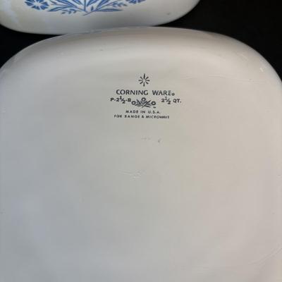 LOT 213: Kitchen Essentials: Corelle, Corning Ware, Fire King, Glass Double Boiler, Flatware and a Glass Honeypot