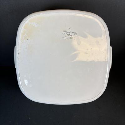 LOT 213: Kitchen Essentials: Corelle, Corning Ware, Fire King, Glass Double Boiler, Flatware and a Glass Honeypot