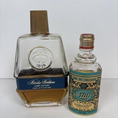 LOT 219: Unique Vintage Bottles & Jar: Colbalt Blue Jar w/a Medicated Creme Lid, Milk Glass Mortar & Pestel w/Lid, Lister Dental...