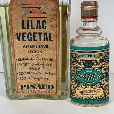 LOT 219: Unique Vintage Bottles & Jar: Colbalt Blue Jar w/a Medicated Creme Lid, Milk Glass Mortar & Pestel w/Lid, Lister Dental...