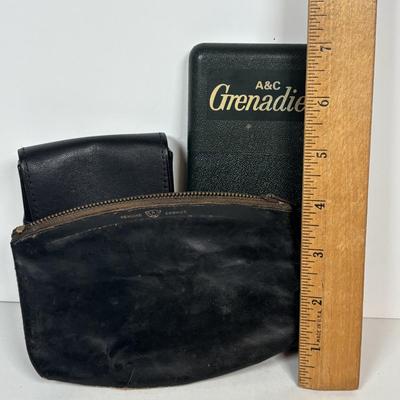 LOT 220: Cigar & Cigarette Tobacco Collection: Murad Tin, Antique Tobacco Scotch & Rappee Snuff Bottle, Cohiba Ashtray, Pouch,...