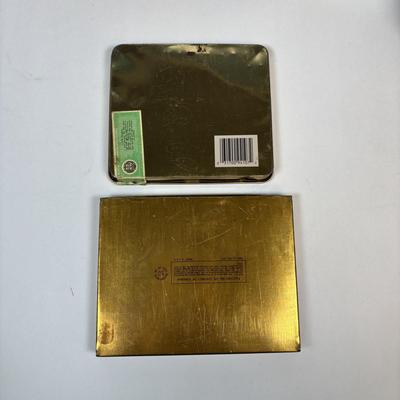 LOT 220: Cigar & Cigarette Tobacco Collection: Murad Tin, Antique Tobacco Scotch & Rappee Snuff Bottle, Cohiba Ashtray, Pouch,...