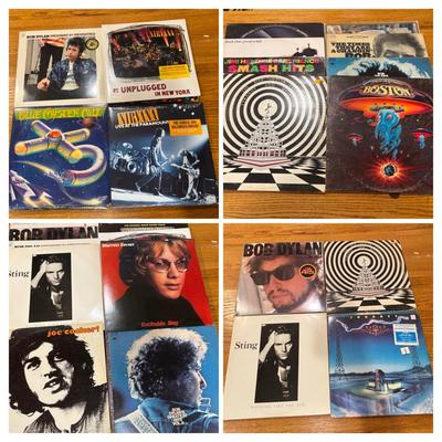 LOT 228: Classic Vinyl LPS: Sealed Nirvana Unplugged & Live, Journey, Warren Zevon, Joe Cocker, Blue Oyster Cult, Bob Dylann & More