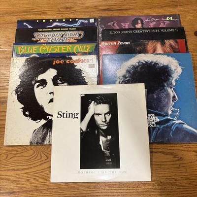 LOT 228: Classic Vinyl LPS: Sealed Nirvana Unplugged & Live, Journey, Warren Zevon, Joe Cocker, Blue Oyster Cult, Bob Dylann & More