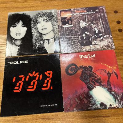 LOT 229: Classic Vinyl Albums: Rolling Stones, Meatloaf, Foreigner, Talk Heads & More