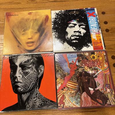 LOT 229: Classic Vinyl Albums: Rolling Stones, Meatloaf, Foreigner, Talk Heads & More