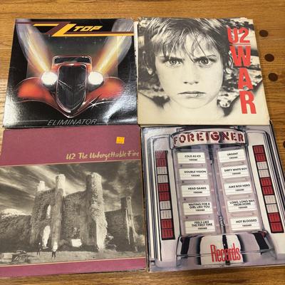 LOT 229: Classic Vinyl Albums: Rolling Stones, Meatloaf, Foreigner, Talk Heads & More
