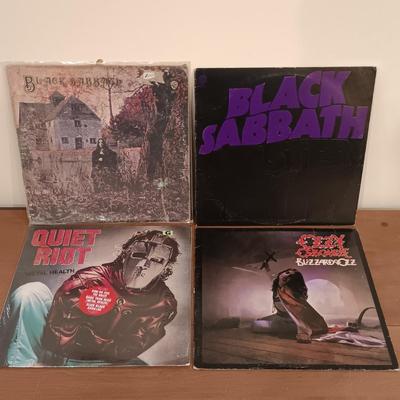 LOT 250: Vintage Records- Black Sabbath, Ozzy Osbourne, WAR, Quiet Riot & More