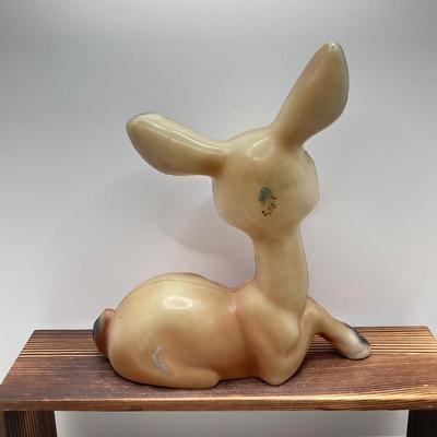 LOT 187: Vintage Blow Mold Deer, Pixie Elf To My Valentine, B. Kliban Christmas Reindeer Cat Mug by Kiln Craft with Ornaments and More