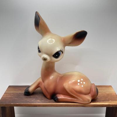 LOT 187: Vintage Blow Mold Deer, Pixie Elf To My Valentine, B. Kliban Christmas Reindeer Cat Mug by Kiln Craft with Ornaments and More