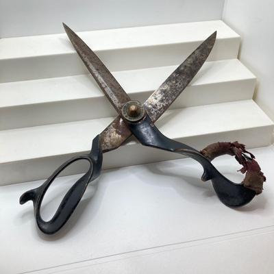 LOT 189: Antique / Vintage Tools - J. Wiss & Sons, Newark NJ USA 13.5 Inch Tailor Scissors, Hand Pick and File with Wiss Trimline...