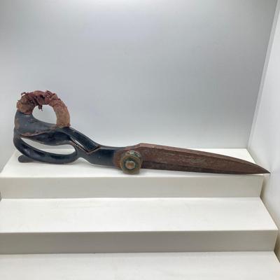 LOT 189: Antique / Vintage Tools - J. Wiss & Sons, Newark NJ USA 13.5 Inch Tailor Scissors, Hand Pick and File with Wiss Trimline...