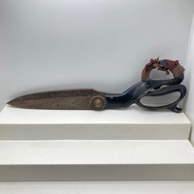 LOT 189: Antique / Vintage Tools - J. Wiss & Sons, Newark NJ USA 13.5 Inch Tailor Scissors, Hand Pick and File with Wiss Trimline...