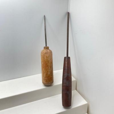 LOT 189: Antique / Vintage Tools - J. Wiss & Sons, Newark NJ USA 13.5 Inch Tailor Scissors, Hand Pick and File with Wiss Trimline...