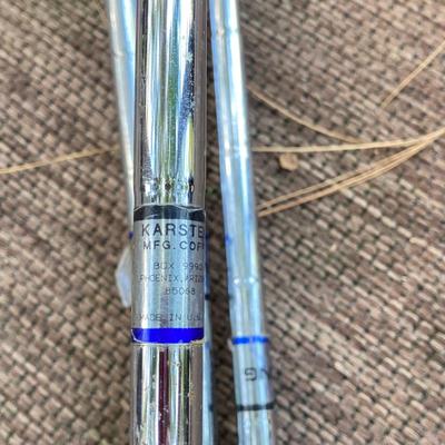 LOT 191: Ping Golf Clubs - Eye2 Yellow Dot Irons with Anser Putter
