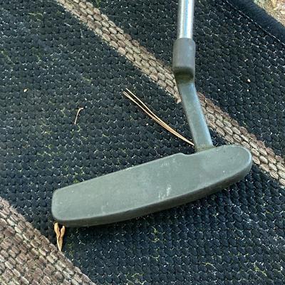 LOT 191: Ping Golf Clubs - Eye2 Yellow Dot Irons with Anser Putter