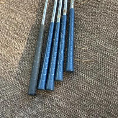LOT 191: Ping Golf Clubs - Eye2 Yellow Dot Irons with Anser Putter