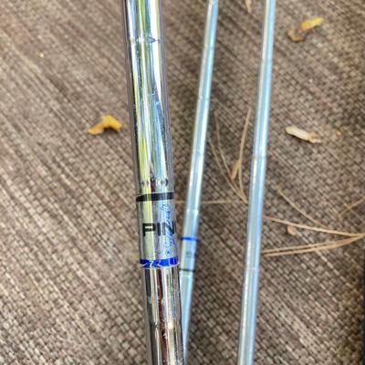 LOT 191: Ping Golf Clubs - Eye2 Yellow Dot Irons with Anser Putter