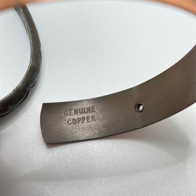 LOT 503: Sterling and Copper Jewelry - Cuff Style Bracelets and Chains for Repair
