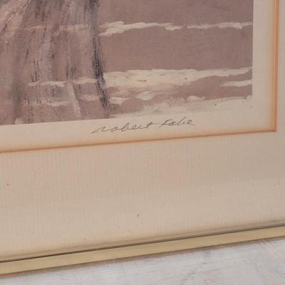 "Children's Morning" by Robert Fabe Signed Print (LR-EL)