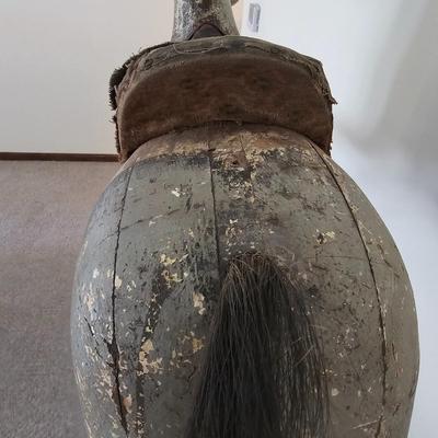 Antique Wooden Rocking Horse (LR-JS)