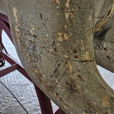 Antique Wooden Rocking Horse (LR-JS)