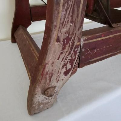 Antique Wooden Rocking Horse (LR-JS)