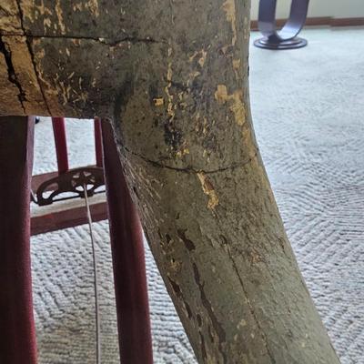 Antique Wooden Rocking Horse (LR-JS)