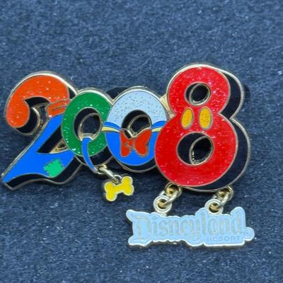 Disney Trading Pin 58780 Disneyland Resort 2008 Character Numbers