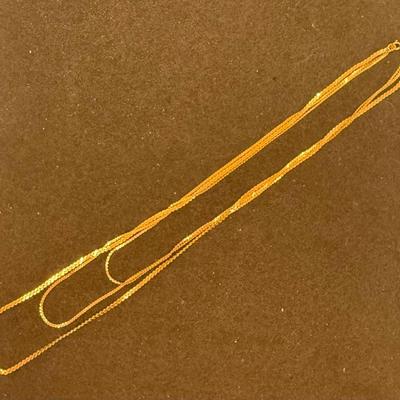Vintage Goldtone Triple Necklace