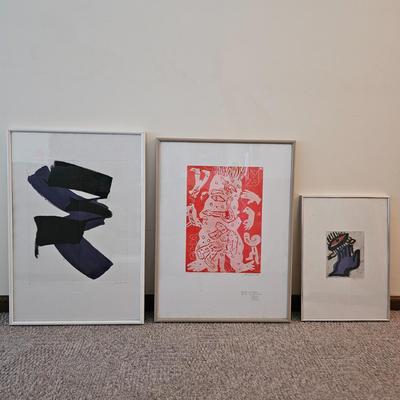Three Original Lithographs by Johanna Obermiller (PC-JS)