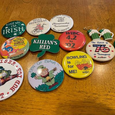 St. Pat’s Day Buttons & more