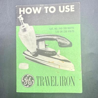 Vintage GE Electric Travel Iron