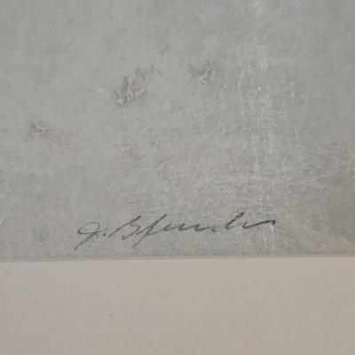 Three Soft Grey Mixed Media Paintings by Joyce Blunk (PC-JS)