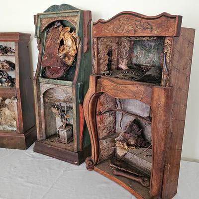Four Unique Shadow Boxes by Joyce Blunk (LR-JS)