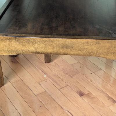 Round Dining Room Table With 4 Chairs with a Bottom Stretcher Shelf