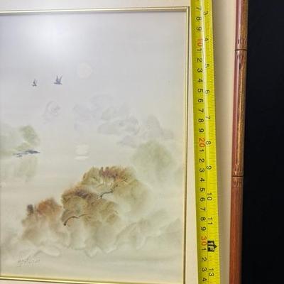 Rare Original Mariano Ortuzar Watercolor Painting
