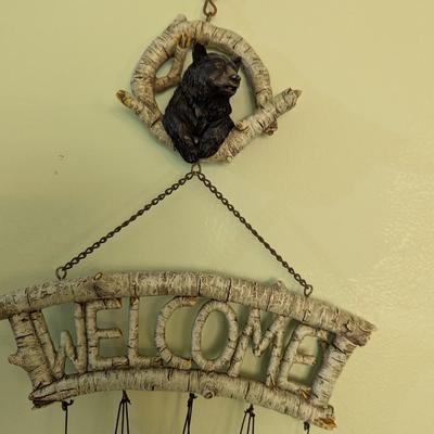 Welcome Bear Wind-chime (DR)
