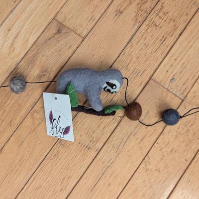 Sloth Felted Wind-chime (DR)