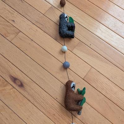 Sloth Felted Wind-chime (DR)